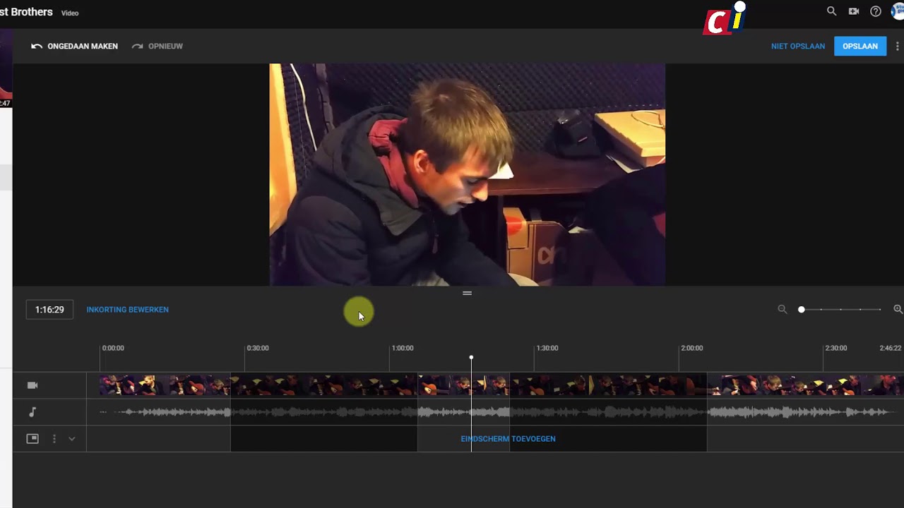 YouTube Studio Editor video bewerken YouTube