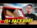 Massive sports card mailday filled with 15 packages 