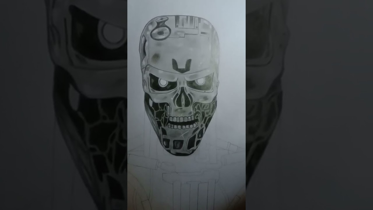 Terminator drawing sketch😯