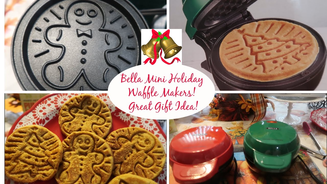 Dash Gingerbread Man Mini Waffle Maker Iron