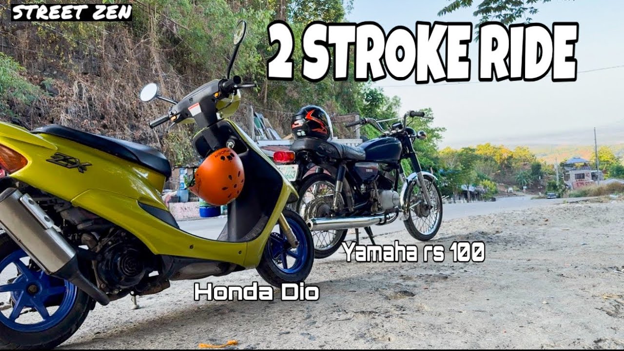 2 Stroke Ride! Yamaha RS100 x Honda Dio