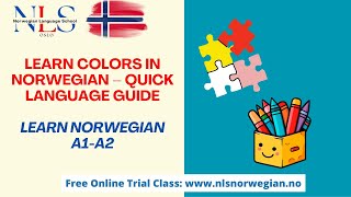 Learn Colors in Norwegian - Quick Language Guide