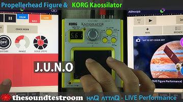 J.U.N.O │ Propellerhead Figure and KORG Kaossilator performance │ No Syncing - haQ attaQ