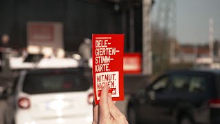 Tagen Und Abstimmen Im Autokino