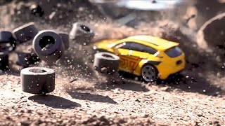 Hot Wheels Racing Slow Motion Crash Compilation 1000fps