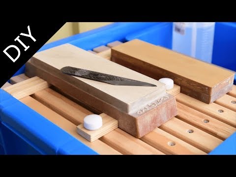 Making Of Sharpening Station 簡易研ぎ台の製作 自作工房 Youtube