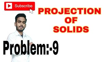Projection of solids problem:-9