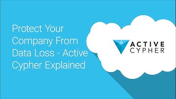 Protect Your Company Against Data Loss with Active Cypher