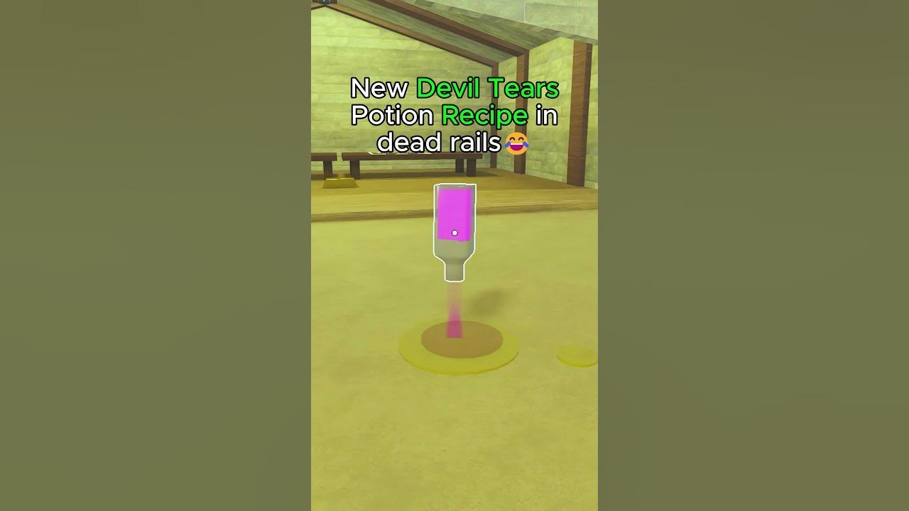 DEVIL TEARS Potion Recipe in Dead Rails Roblox New Milkman Class Lore Update Guide #deadrails