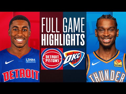 PISTONS at THUNDER | FULL GAME HIGHLIGHTS | October 30, 2023