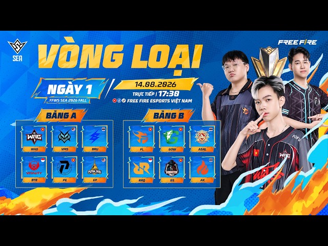[VN] TUẦN 1 - NGÀY 1 | FFWS SEA 2026 FALL  - Đương kim vô địch SECRET WAG bắt đầu cuộc chiến!!!
