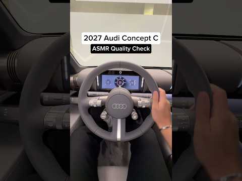INSIDE the 2027 Audi Concept C!😳 NEW Future of Audi #audi #newcar #asmrsounds