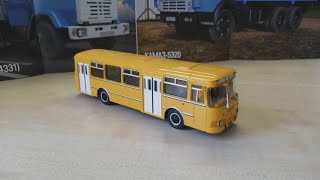 видео: Обзор модели Лиаз-677м, масштаб 1:43,  картинка: Обзор модели Лиаз-677м, масштаб 1:43,