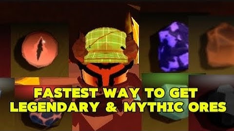 FASTEST WAY TO GET LEGENDARY & MYTHIC ORES | THE FORGE 2025 |