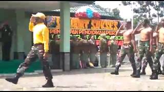 Penutupan Pendidikan Pertama Bintara TNI AD TA 2017 di lapangan Rindam I/BB Pematangsiantar