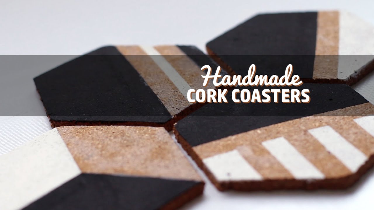 Turn Old Cork Board into Drink Coasters Let's Get Making YouTube
