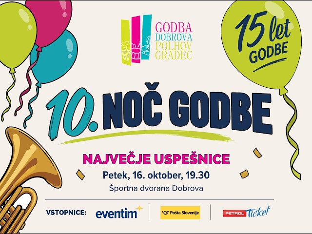 NOČ GODBE 2026 - URADNO VABILO