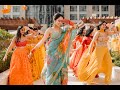 Vinay  neha vineh  fun bridal mehendi entrance with bridesmaids  mileya mileya  bollywood dance