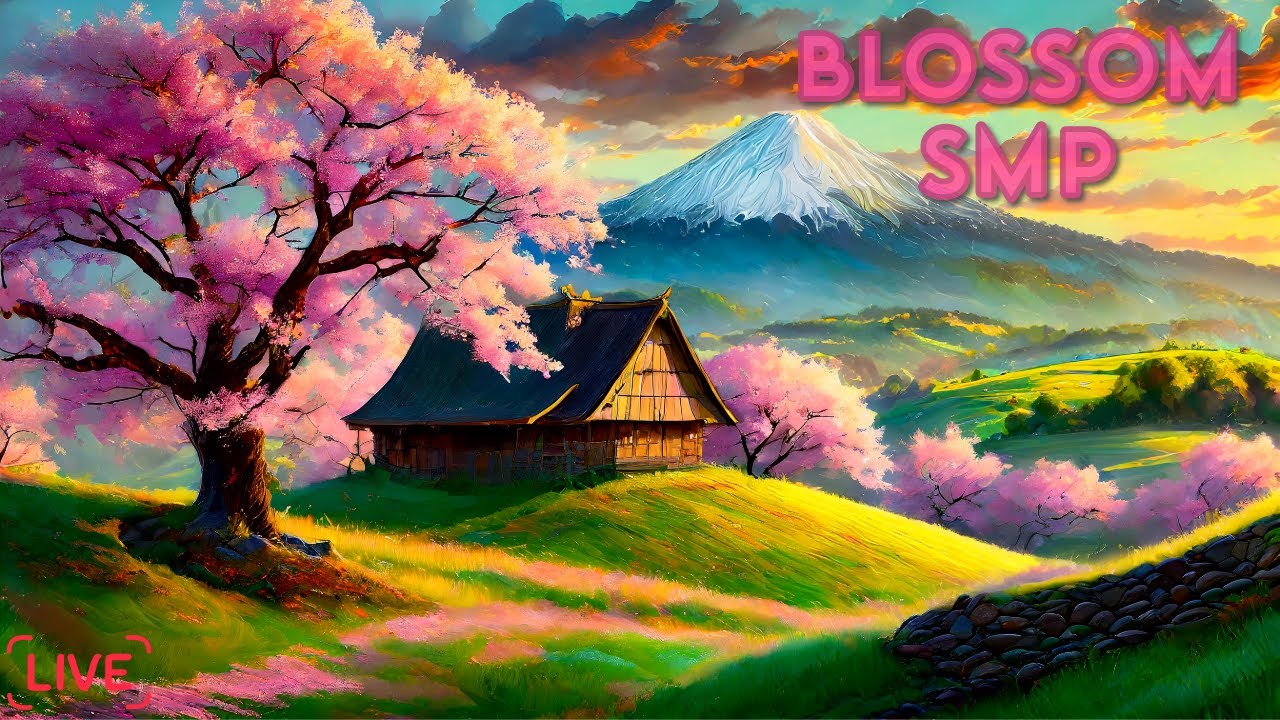 STARTING A NEW JOURNEY!! (EP2) | Minecraft Blossom SMP 🌸Livestream w ...