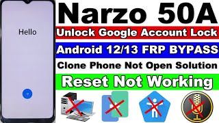 Realme Narzo 50a FRP Bypass Android 12 | TalBack Not Working | Clone Phone Not Open Without Pc 2023