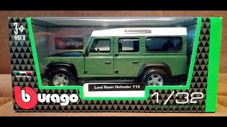 Bburago Land Rover Defender 110 1/32 Unboxing