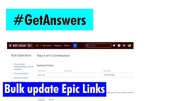 GetAnswers - Bulk update epic links