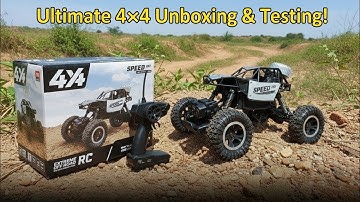 Remote control Ultimate 4×4 Offroad Rock Crawler Monster Car Unboxing & Testing! 🏁