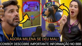 Bbb 26 Pega No Pulo Cowboy Flagra Pelas Câmeras Movimentação De Milena Marciele Se Complica No Bbb