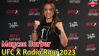 Maycee Barber on Victory Over Amanda Ribas, Erin Blanchfield, Success at Alpha Male | UFC X 2023