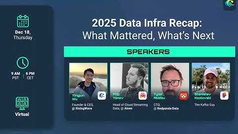 2025 Data Infra Recap: What Mattered, What’s Next