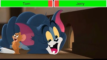 Tom & Jerry (2021) Mousehole Battle with healthbars
