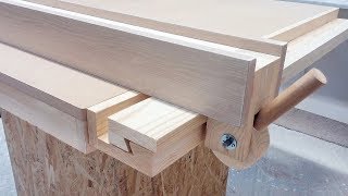 In this video you will see how I created the easiest, steadiest, strongest fully functional homemade table saw fence system. It