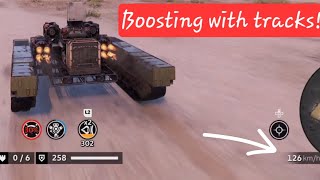 Boosting with tracks