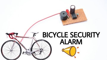 How to make Bicycle Security Alarm using 555 ic