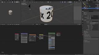 How to apply a decal from a monochrome image texture (Blender)