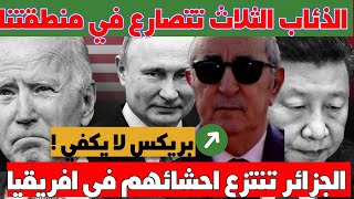 الصين انقلبت ع روسيا في افريقيا والشرق الاوسط وشطارة الجزائر مع اوروبا جعلت الصين تتودد لها ببريكس