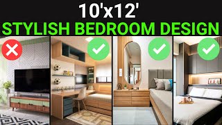 Designing a Stylish 10x12 Bedroom by yourself  | Small Bedroom Design Ideas