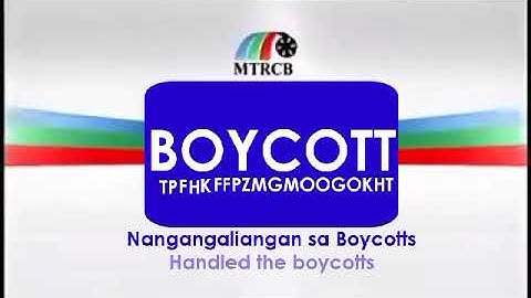 MTRCB Rated Boycott Parody