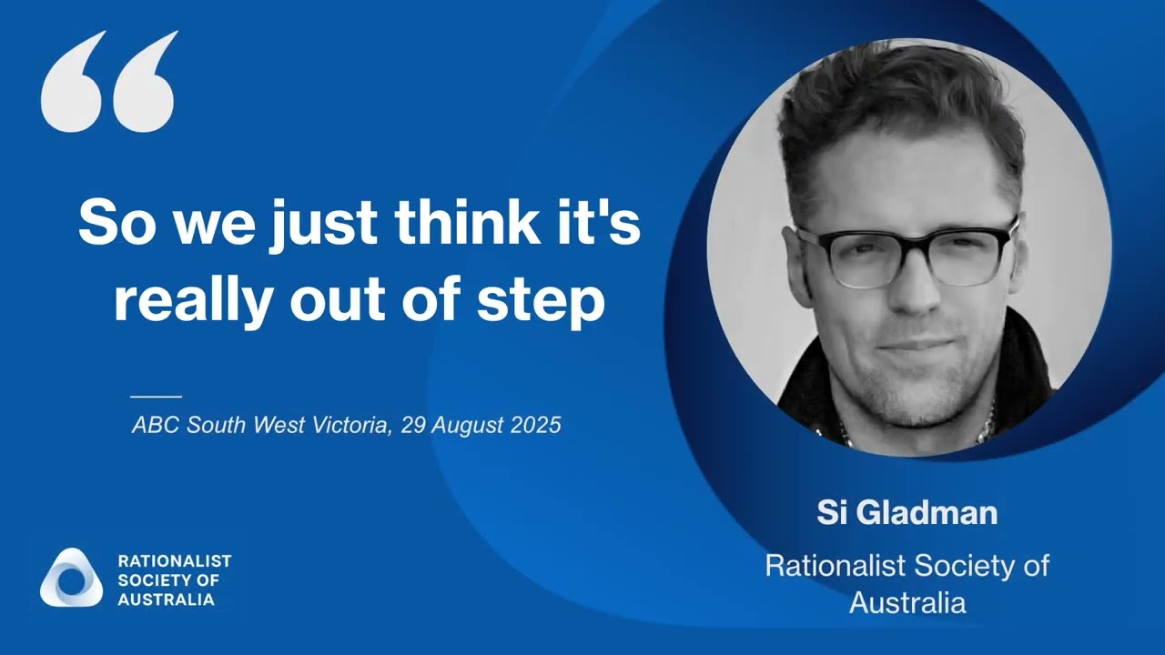 RSA's Si Gladman speaks on ABC Radio about the Moyne council's decision to remove prayers