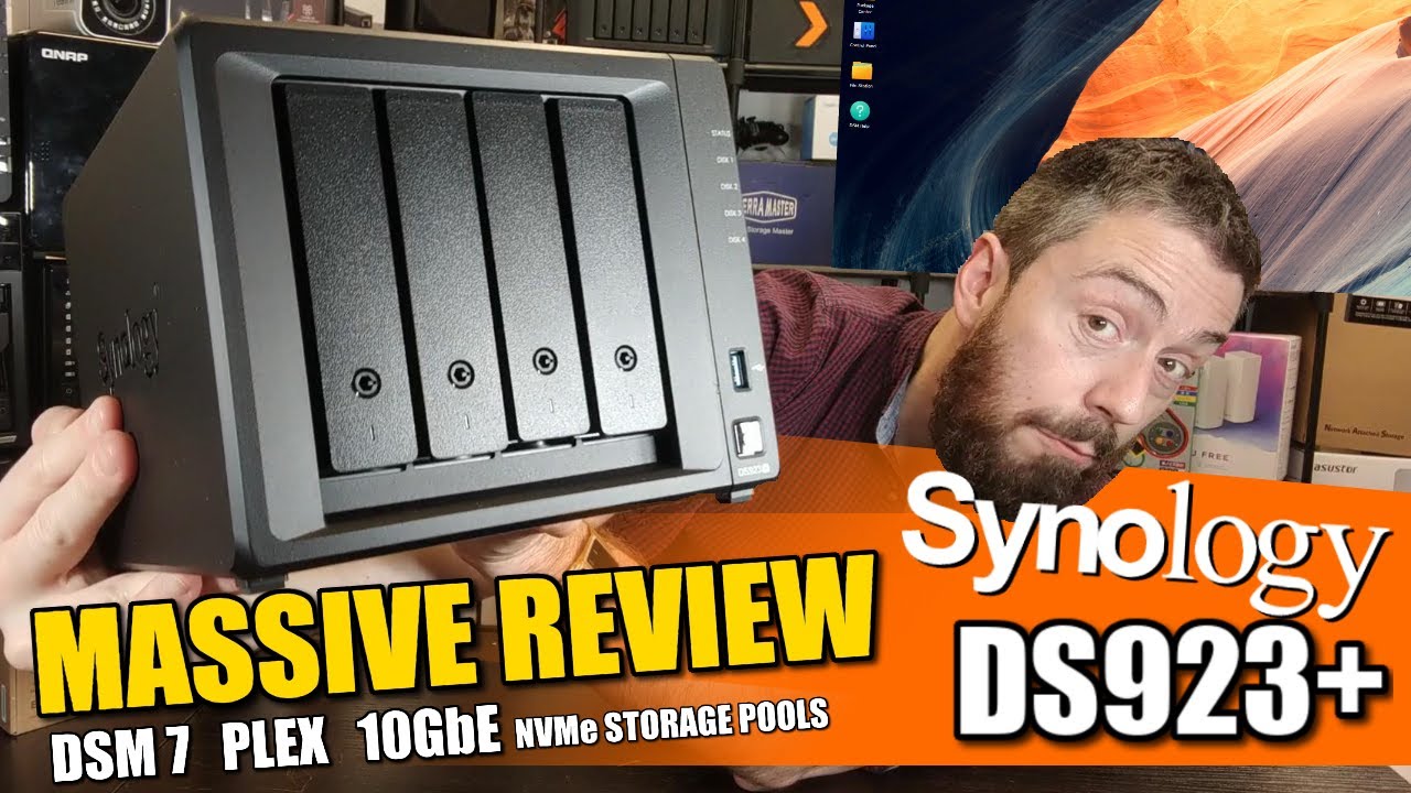  Synology 4-Bay DiskStation DS923+ (Diskless) : Electronics