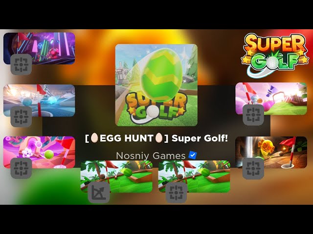 Super Golf EGG HUNT EVENT 2022 all eggs! Roblox Super Golf 