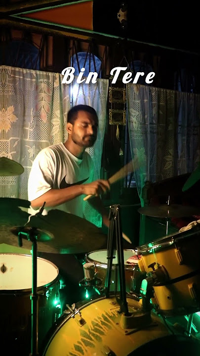 bin Tere drum cover 🥁 #drums #drumcover #drumperformance #drummer #bintere #prodrummer