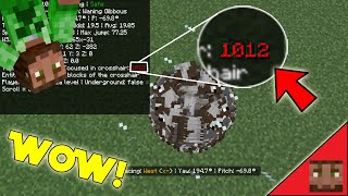 An actually useful F3 screen (debugging showcase) for Minecraft Bedrock [MCPE/Xbox/PS/Switch/PC]