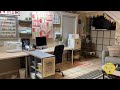 Studio and Craft Room Tour 2020 | Quilting, Cross Stitch, and Cricut Organization