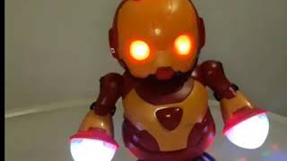 iron man bailarín juguete con luz y sonido - MERCURY SHOP-