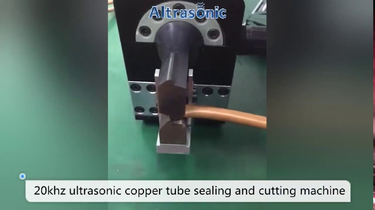 20khz 4000watt ultrasonic copper tube sealing and cutting machine（HD