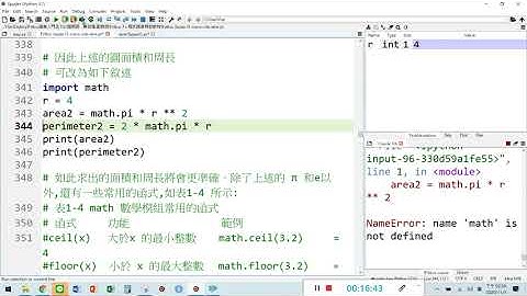 AI機器學習基礎 – Python初階認證解題實務 Chapter 1 基本程式設計 05 1算術運算子與math函數