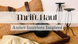 THRIFT HAUL + Decorating! Amber Interiors Inspired