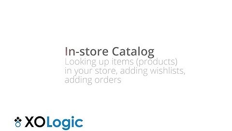 Using your In-store Catalog
