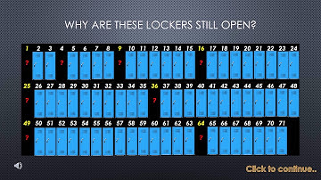 The Locker Problem - Team Maverick